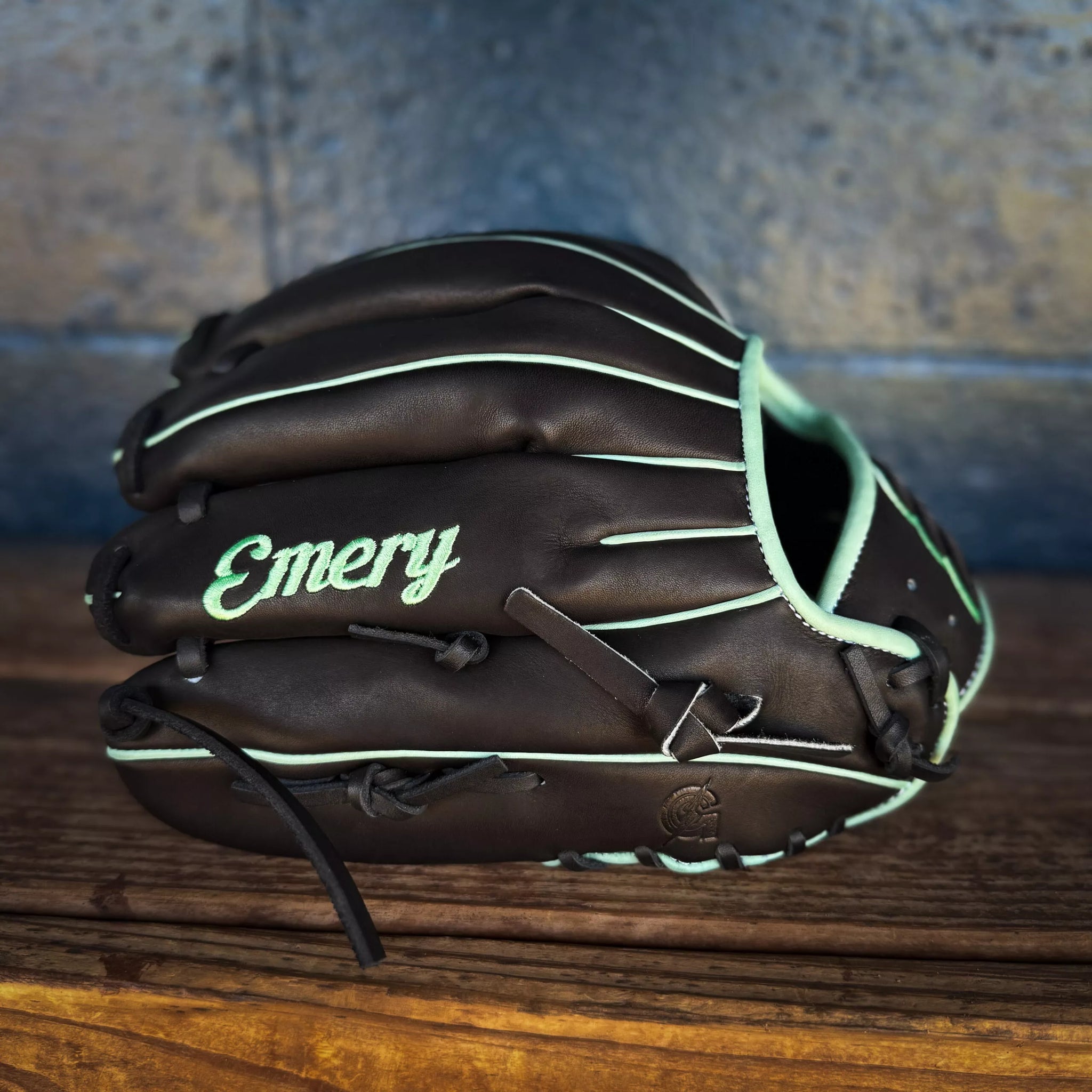 Emery Summit Pro 1417 Infield Glove - Black / Mint – Emery Glove Co.
