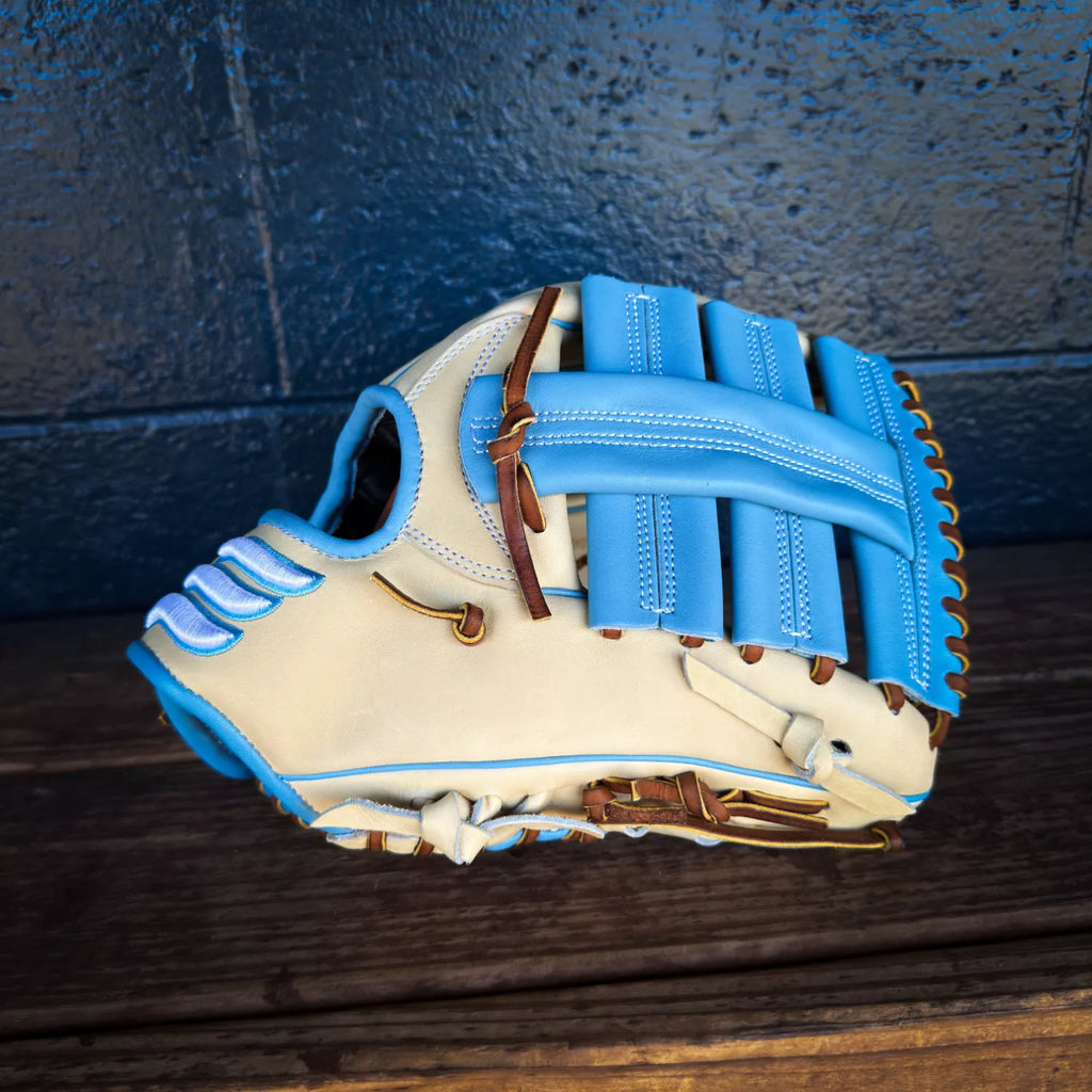 Emery Summit Pro YC52 Outfield Glove – Tan / Light Blue – Emery Emery Summit Pro YC52 Outfield Glove – Tan / Light Blue – Emery